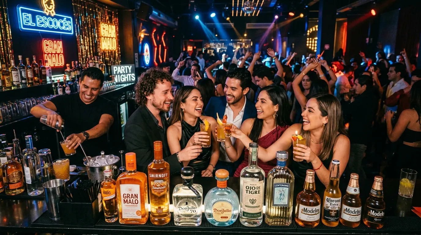 Las Marcas de Bebidas Alcohólicas Más Famosas y Trending en los Antros de México: De Gran Malo a los Clásicos del Bar